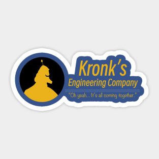 Kronk's Engineering Company Sticker